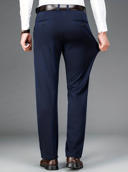 Montarello Men's Formal Trousers Straight Leg