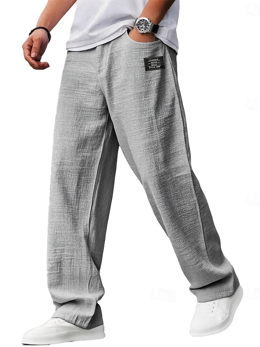 Montarello Wide-Leg Men's Casual Trousers