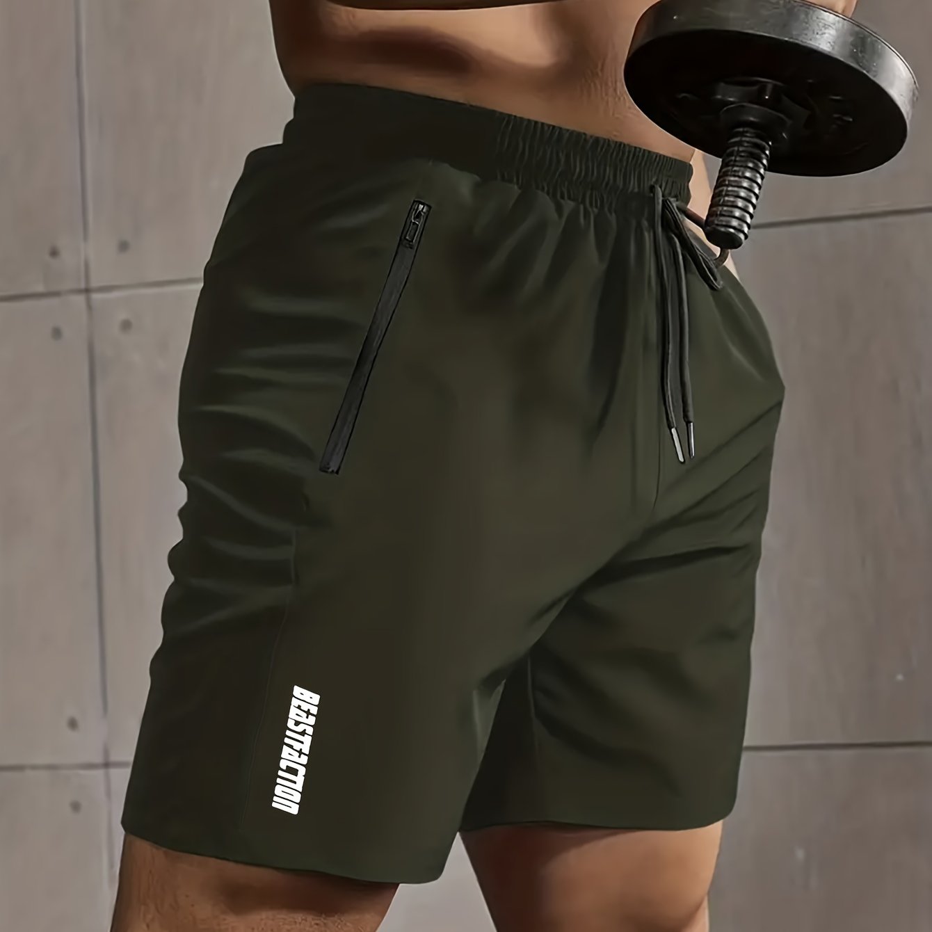 Montarello Zip Pocket Men's Gym Shorts