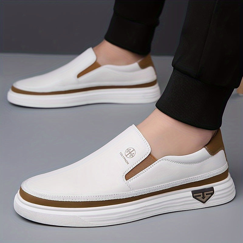 Montarello Leather-Look Men's Slip-On Loafers