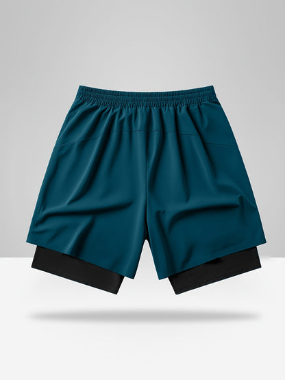 Montarello 2-in-1 Men's Athletic Training Shorts