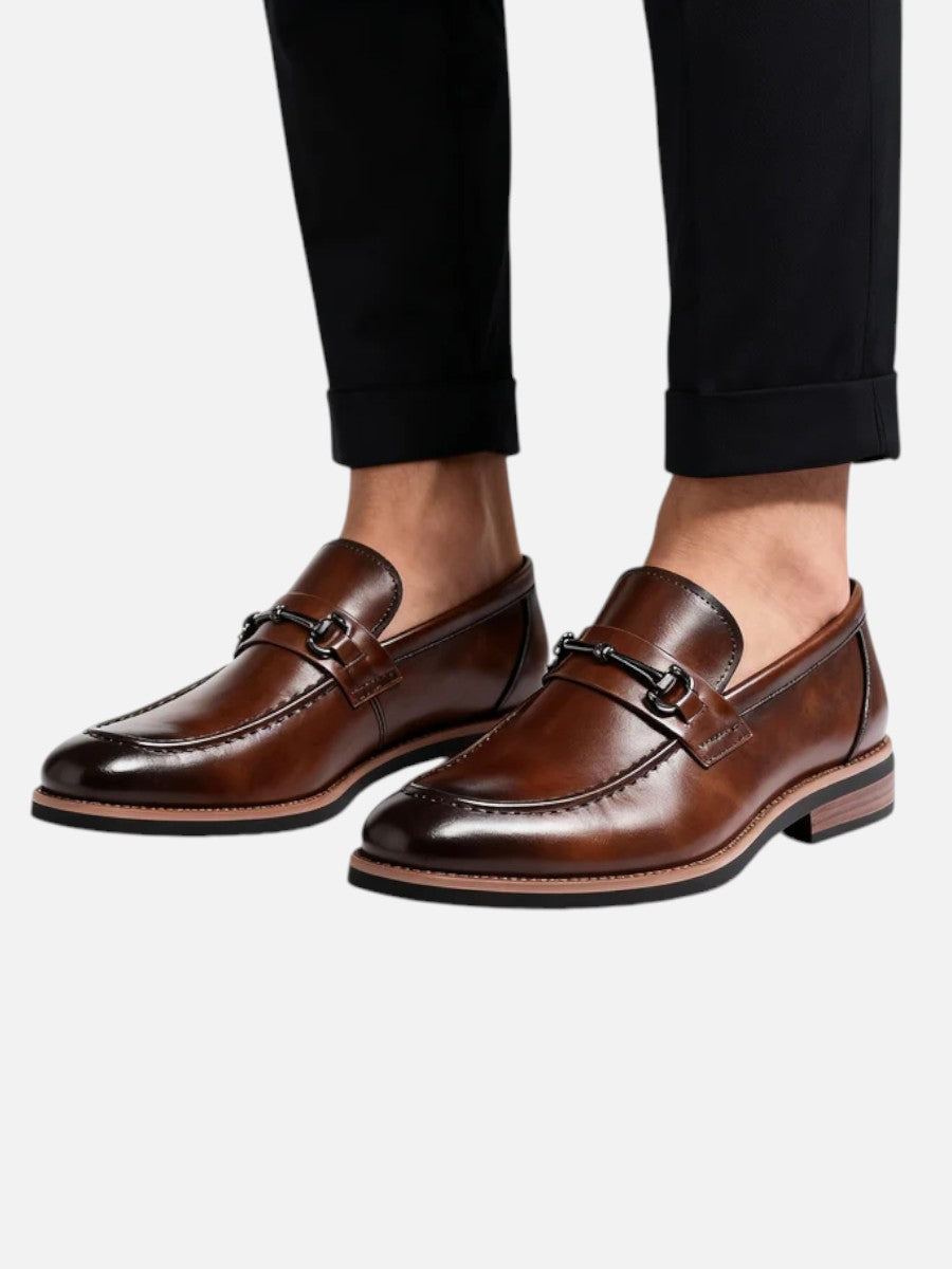 Montarello Men's Dress Loafers Slip On