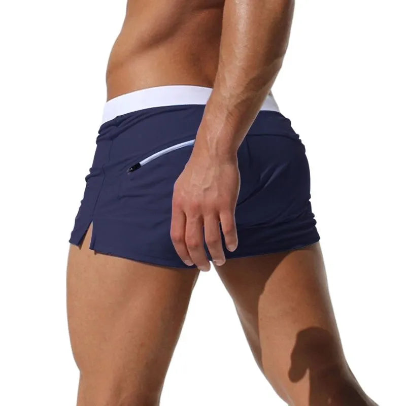 Montarello Men's Swim Trunks Quick-Dry Drawstring