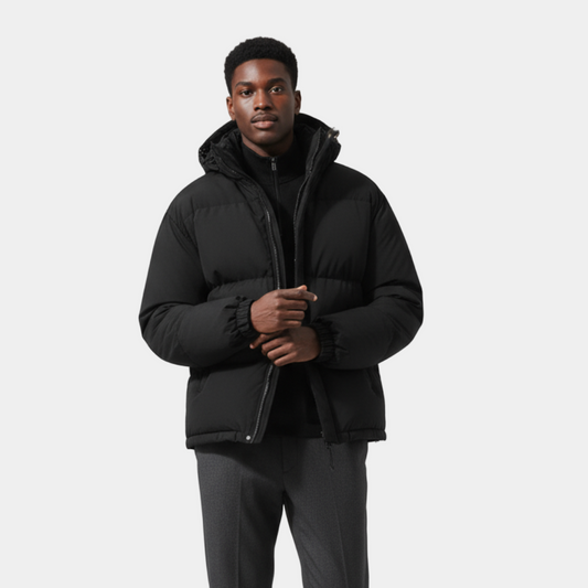 Montarello Men’s Quilted Puffer Winter Jacket