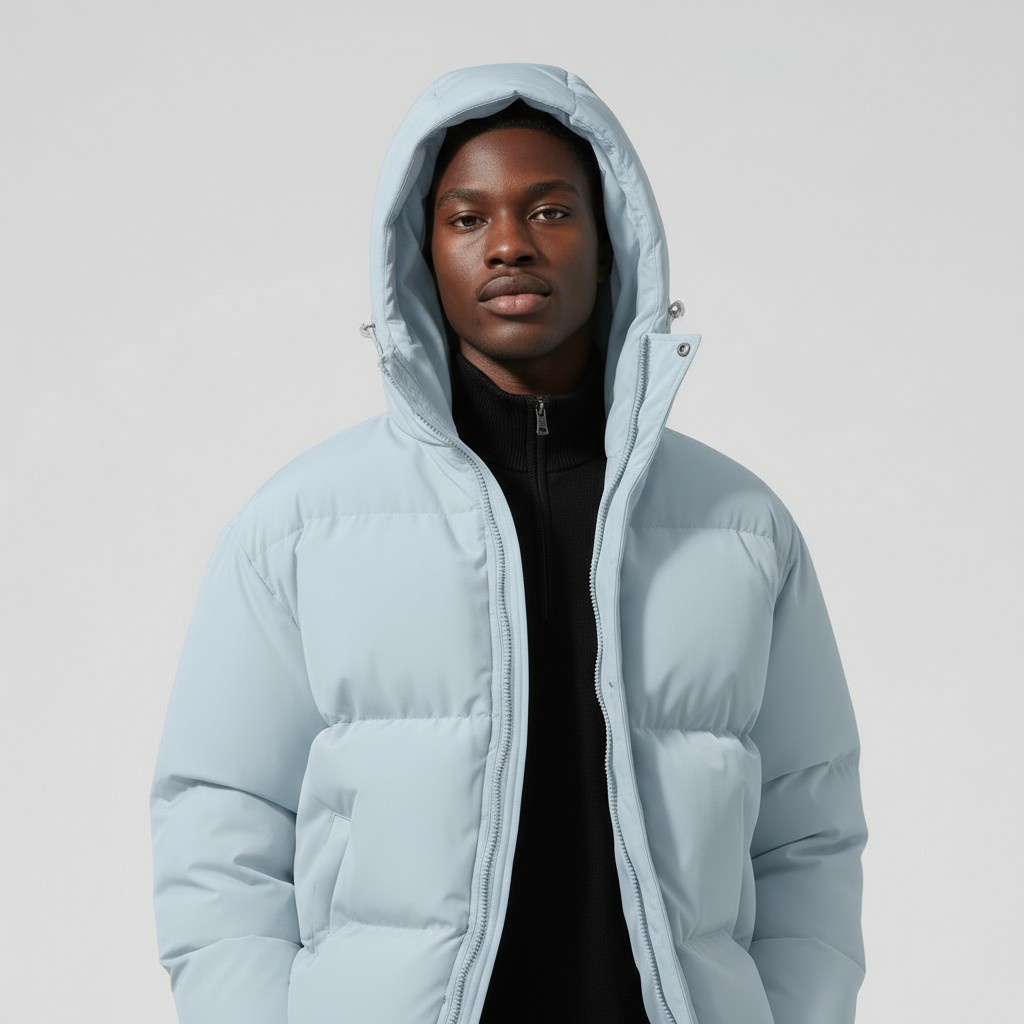 Montarello Men’s Quilted Puffer Winter Jacket