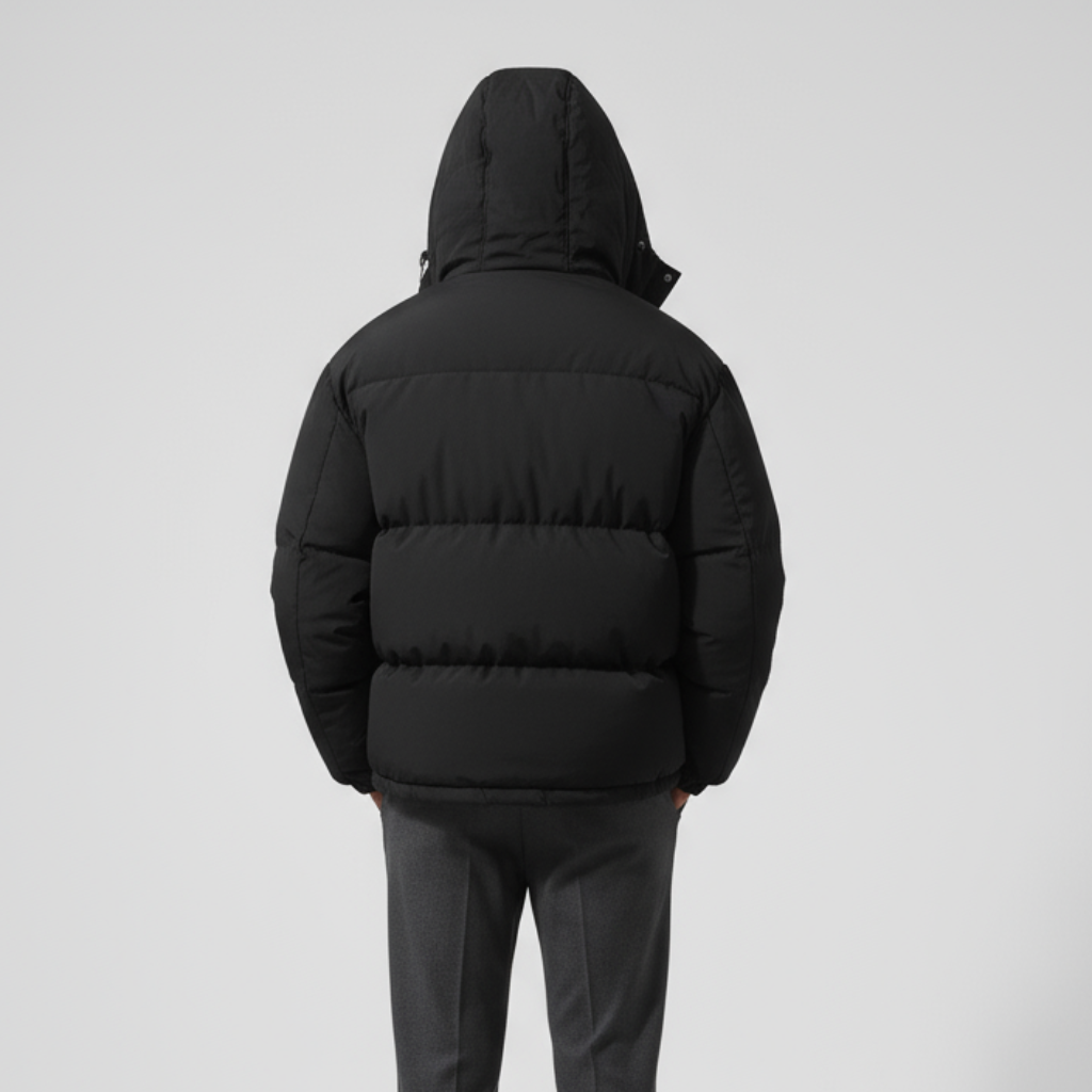 Montarello Men’s Quilted Puffer Winter Jacket