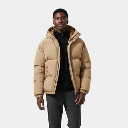 Montarello Men’s Quilted Puffer Winter Jacket