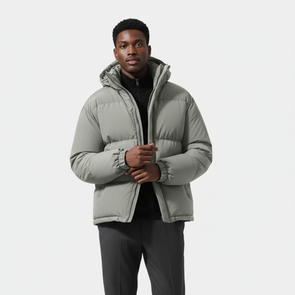 Montarello Men’s Quilted Puffer Winter Jacket