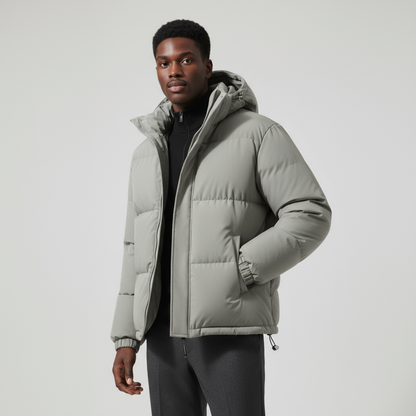 Montarello Men’s Quilted Puffer Winter Jacket