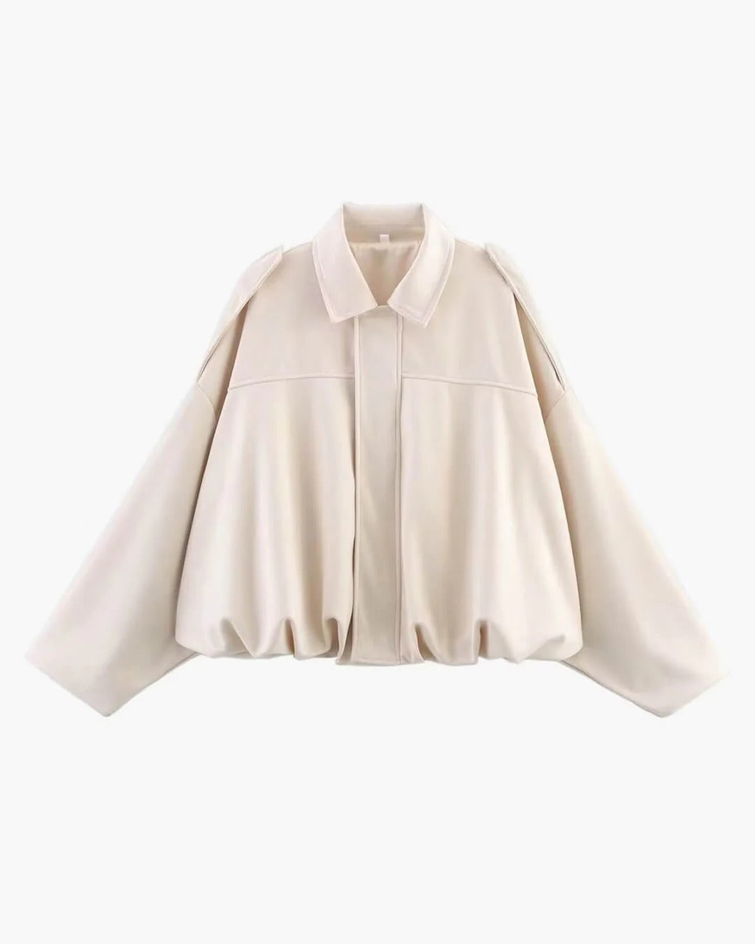 Montarello Women's Faux Suede Bomber Jacket with Collar