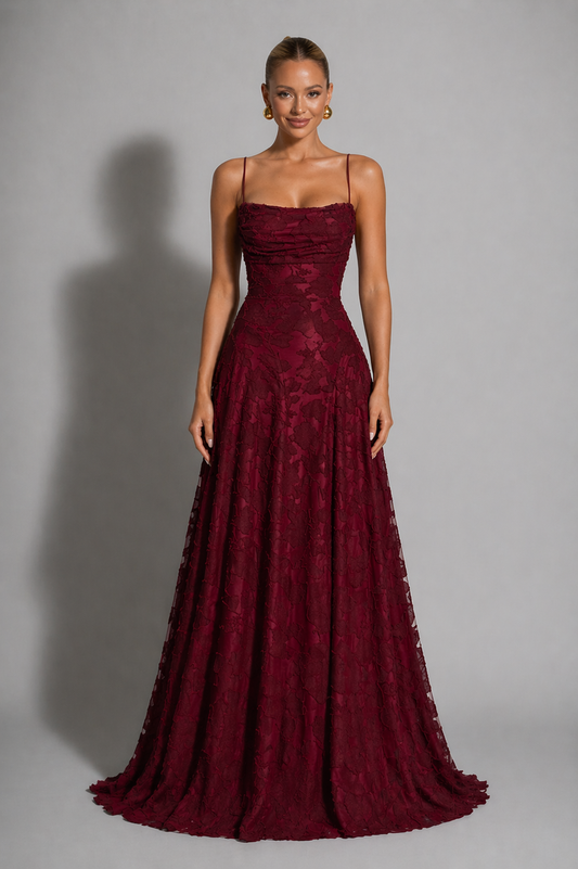 Montarello Women's Lace Maxi Dress – Wedding Guest Style