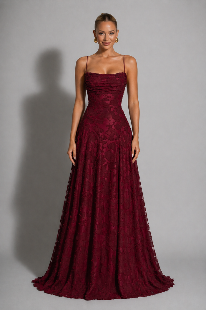 Montarello Women's Lace Maxi Dress – Wedding Guest Style