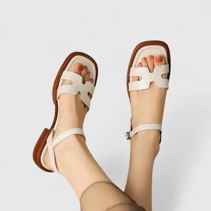 Montarello Women's Strappy Leather-Look Sandals