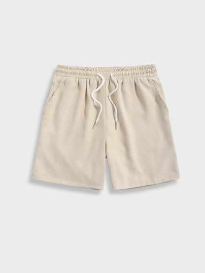 Montarello Linen-Look Men's 2-Piece Shirt & Shorts Set