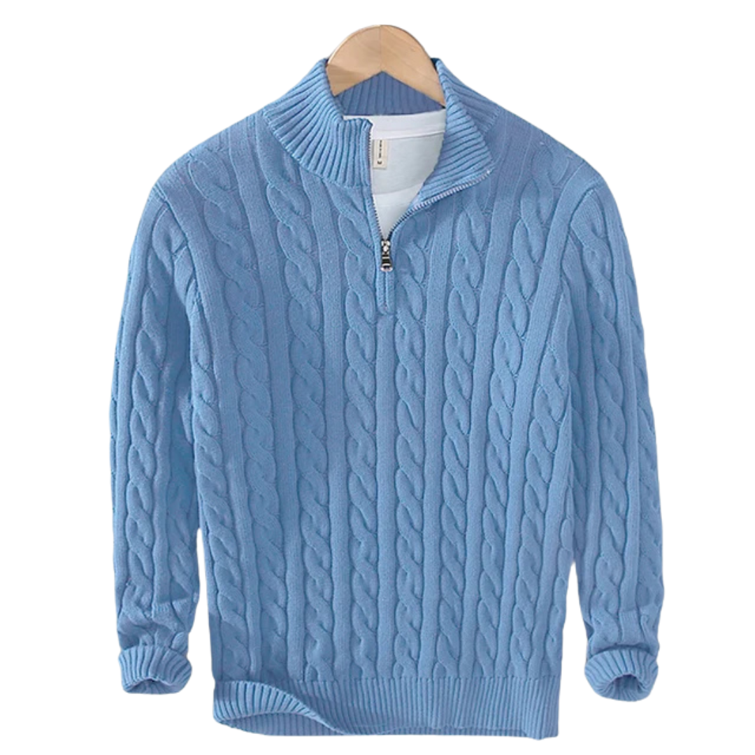 Montarello Soft Half-Zip Knit Sweater