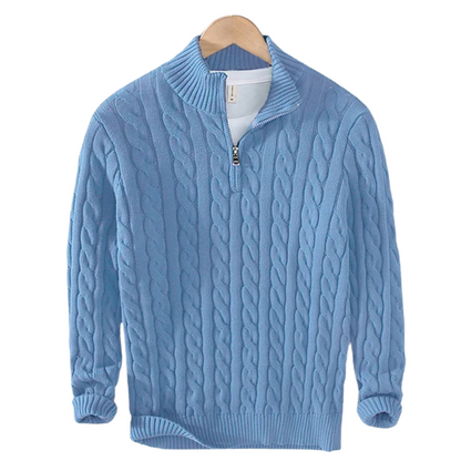 Montarello Soft Half-Zip Knit Sweater