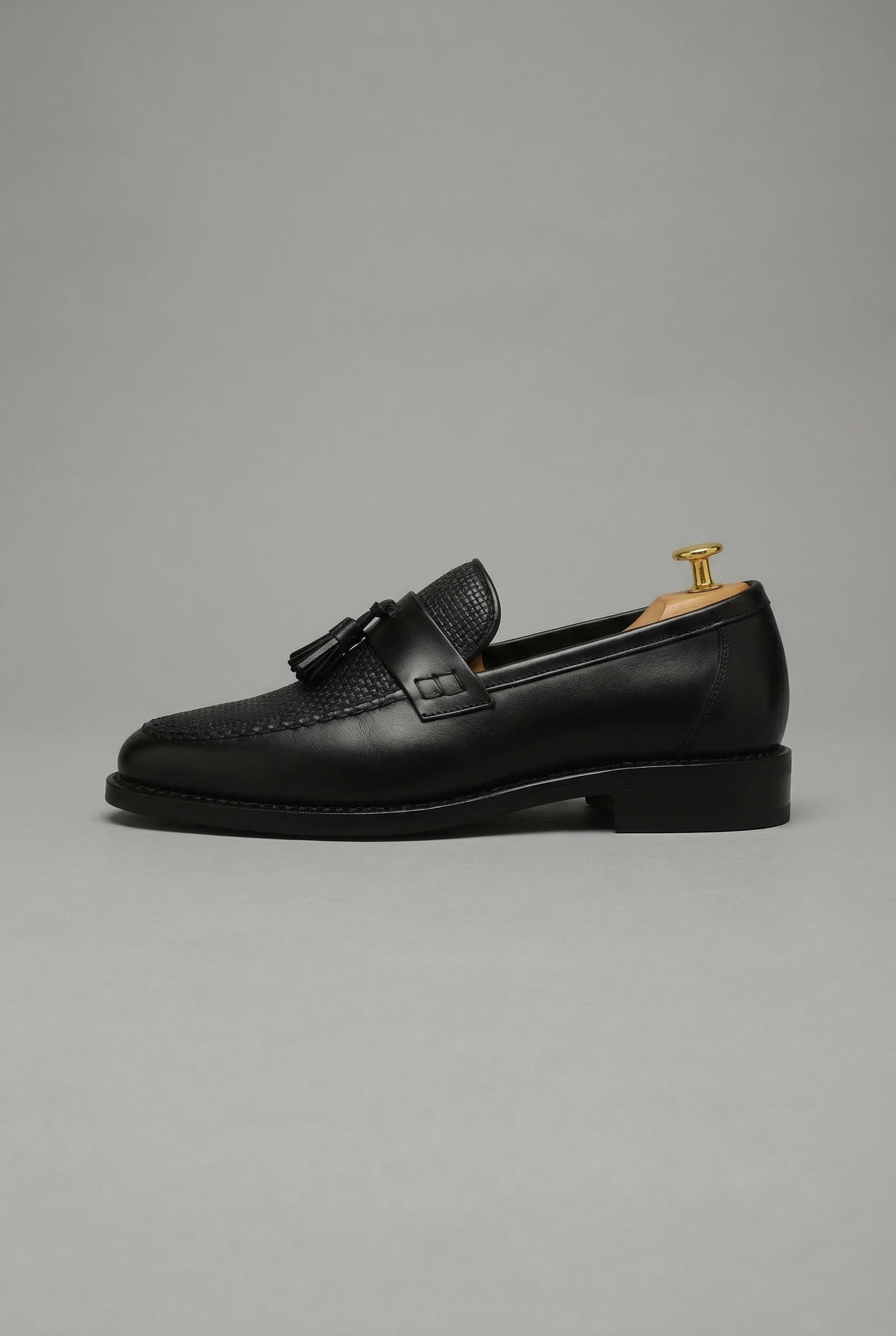 Montarello Men's Woven Tassel Slip-On Loafers