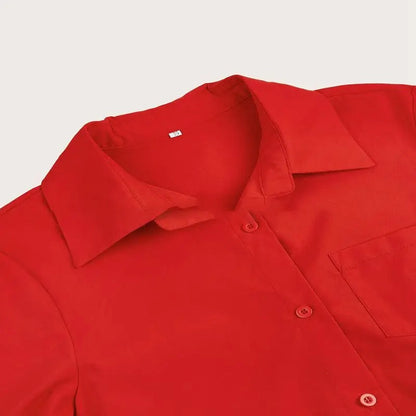 Montarello Belted Button-Front Women's Shirt Dress