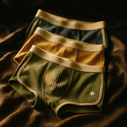 Montarello Men's Ribbed Boxer Shorts 3-Pack