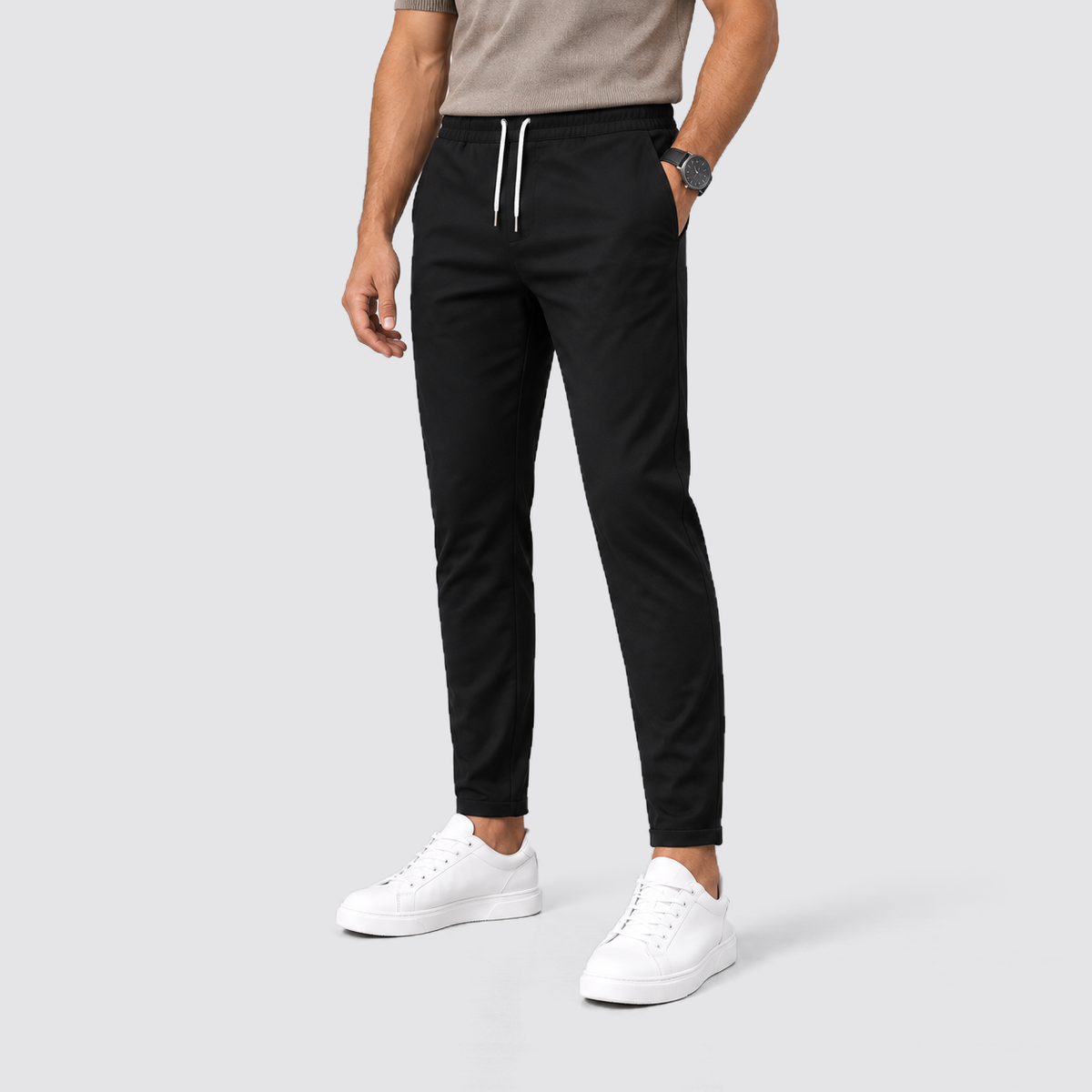 Montarello drawstring trousers - Black - hero
