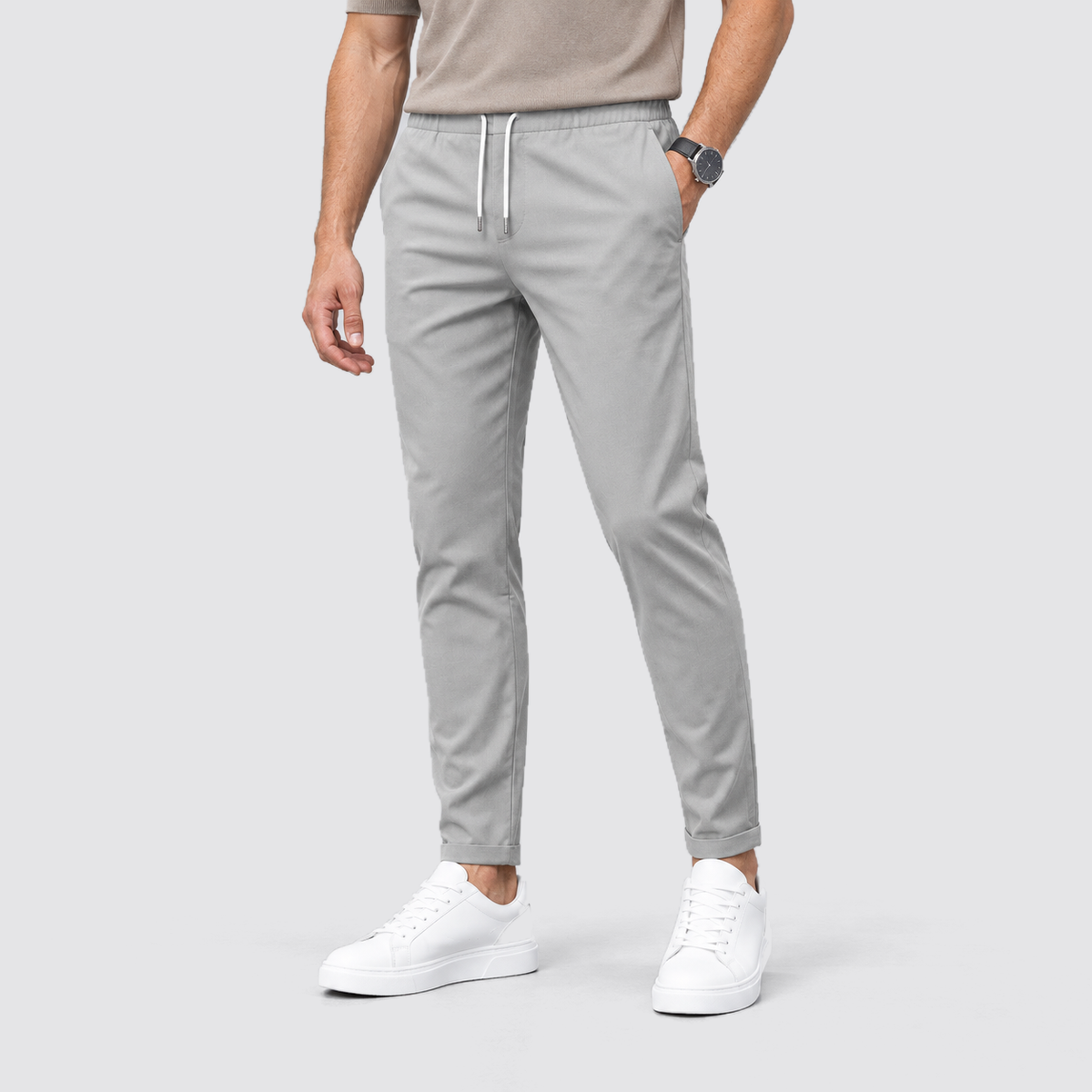 Montarello drawstring trousers - Grey - hero