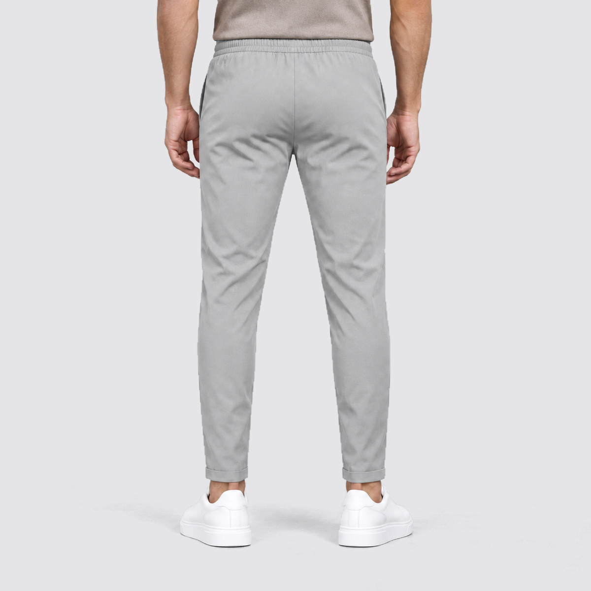 Montarello drawstring trousers - Grey - rear
