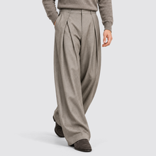 Montarello Wide Leg Pleated High Waist – Grey – 02