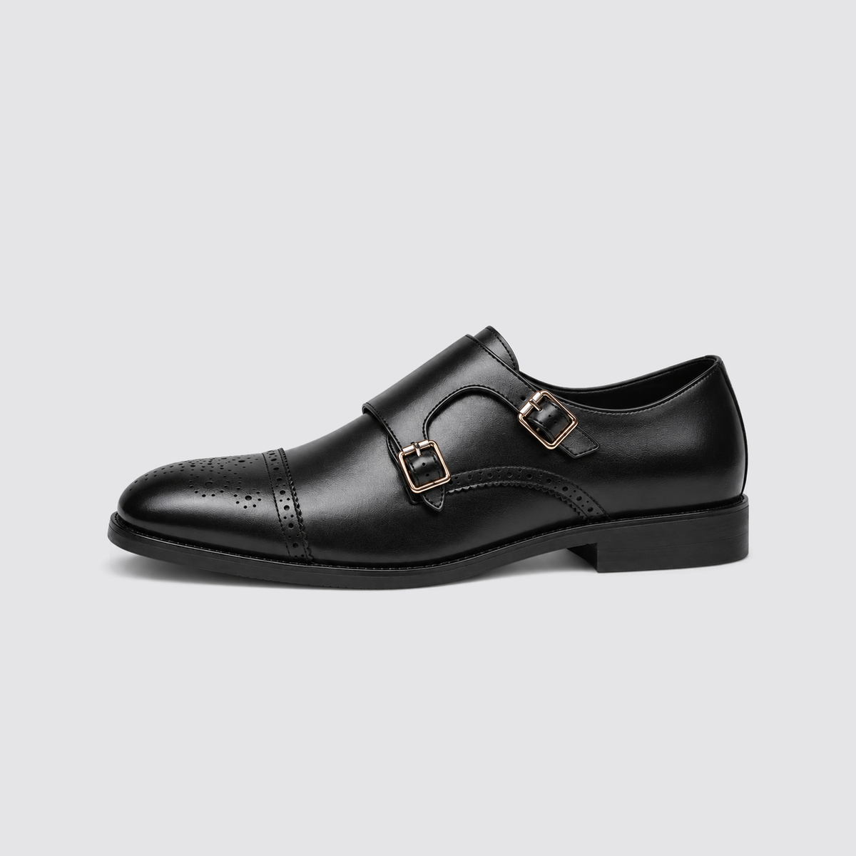 Black shoe side profile