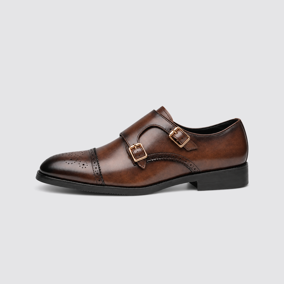 Brown shoe side profile