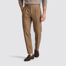 Montarello Men's Tailored Fit Trousers – Brown – 01