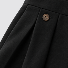 Montarello wide leg trousers - Black - fabric close-up