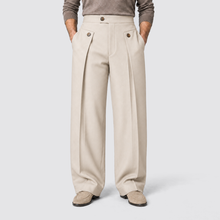 Montarello wide leg trousers - Beige - frontaal