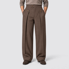 Montarello wide leg trousers - Brown - frontaal