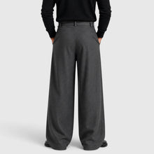 Montarello Men's Trousers Straight Leg Pleated Tailored