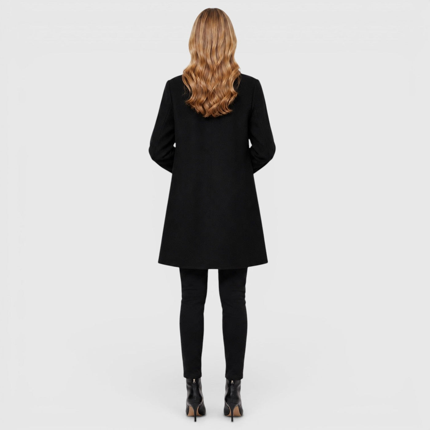 Montarello Women's Wool Coat Longline Tailored