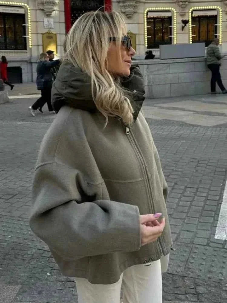 Montarello Women's Padded Jacket Oversized Hooded