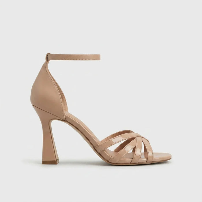 Montarello Women's Strappy Open-Toe Occasion Heeled Sandals