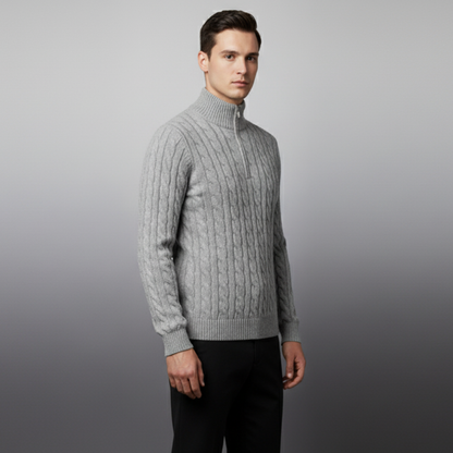 Montarello Soft Half-Zip Knit Sweater