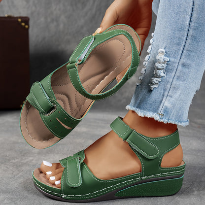 Montarello Adjustable Strap Women's Wedge Sandals
