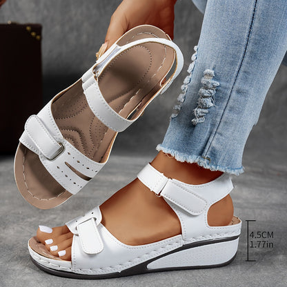 Montarello Adjustable Strap Women's Wedge Sandals